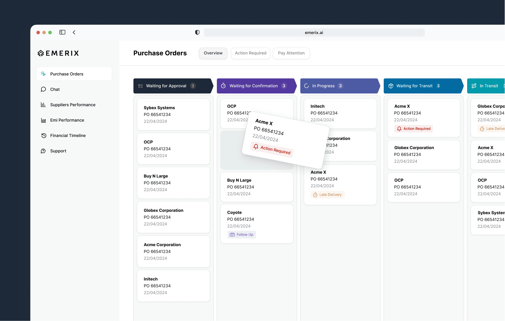 Emerix supply chain platform