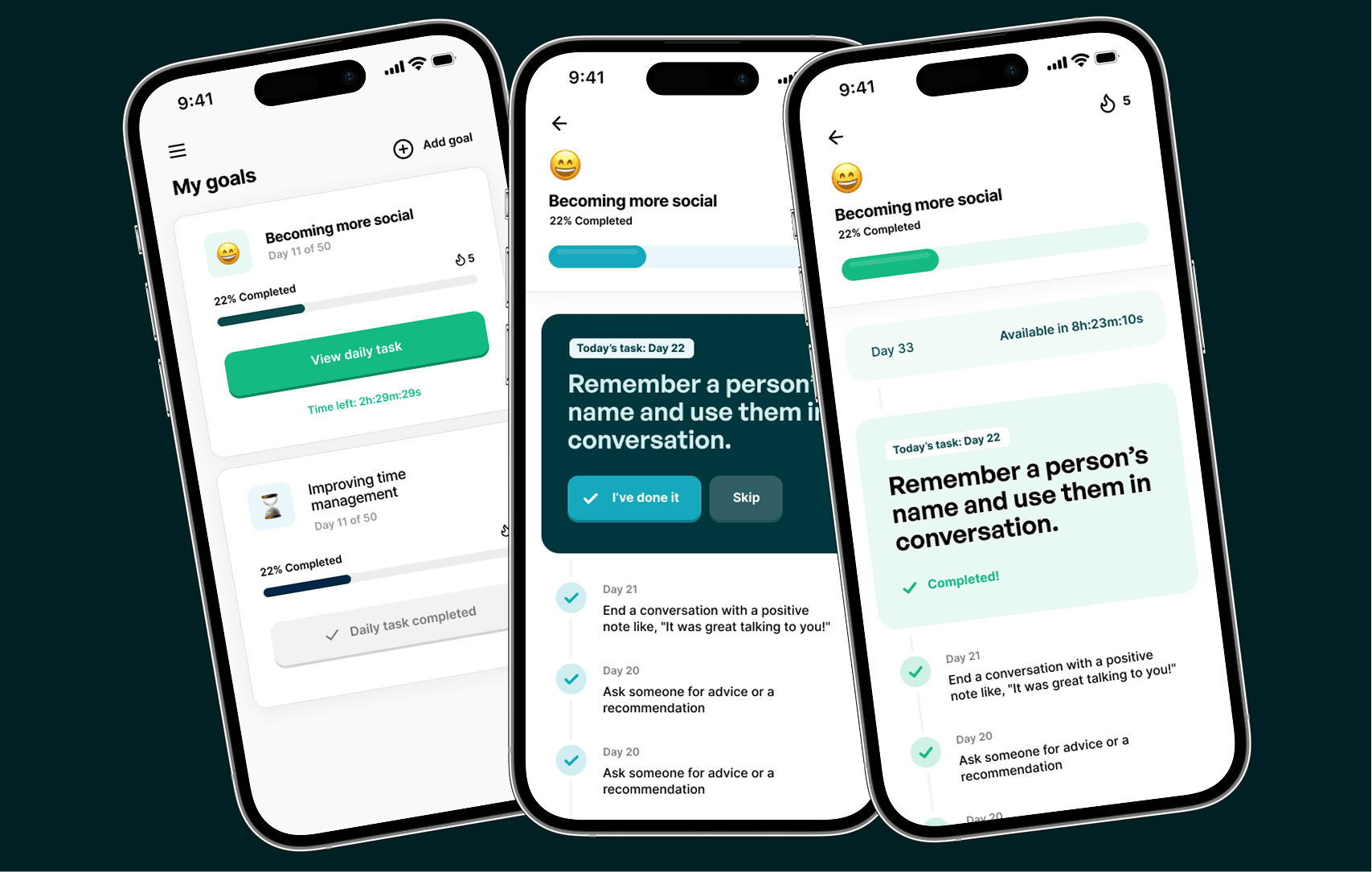 Mucho app interface