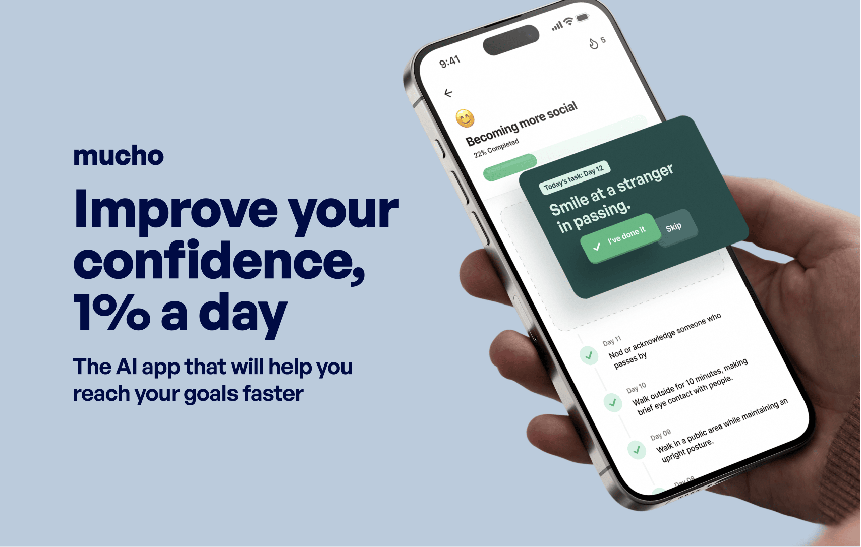 Mucho habit-forming app
